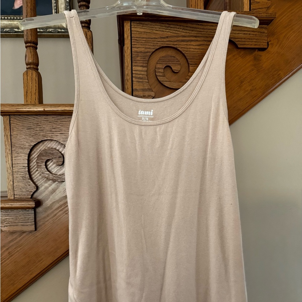 Old Navy Tan Relaxed Tank Top